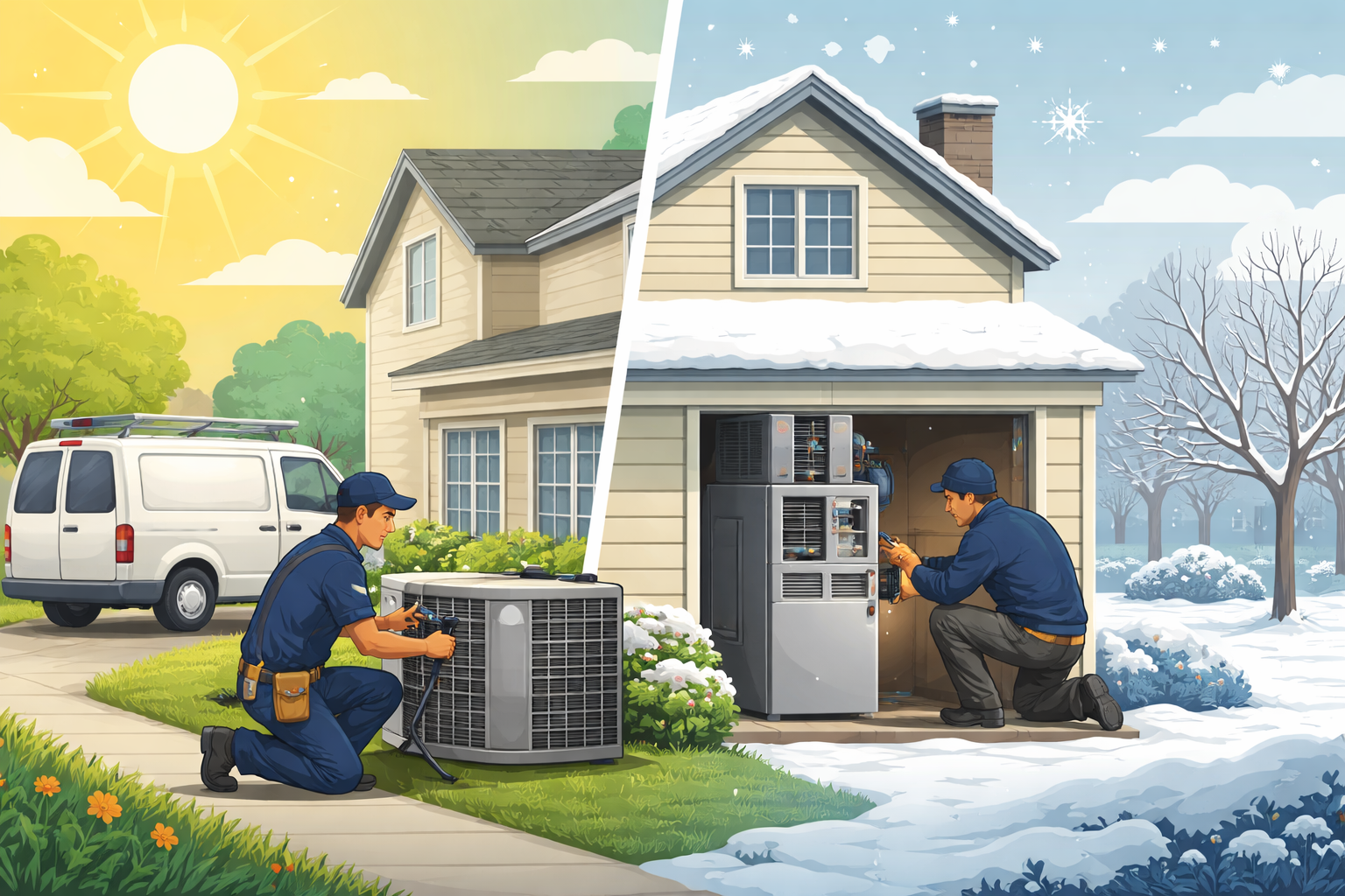 How HVAC Companies Capture Seasonal Search Demand